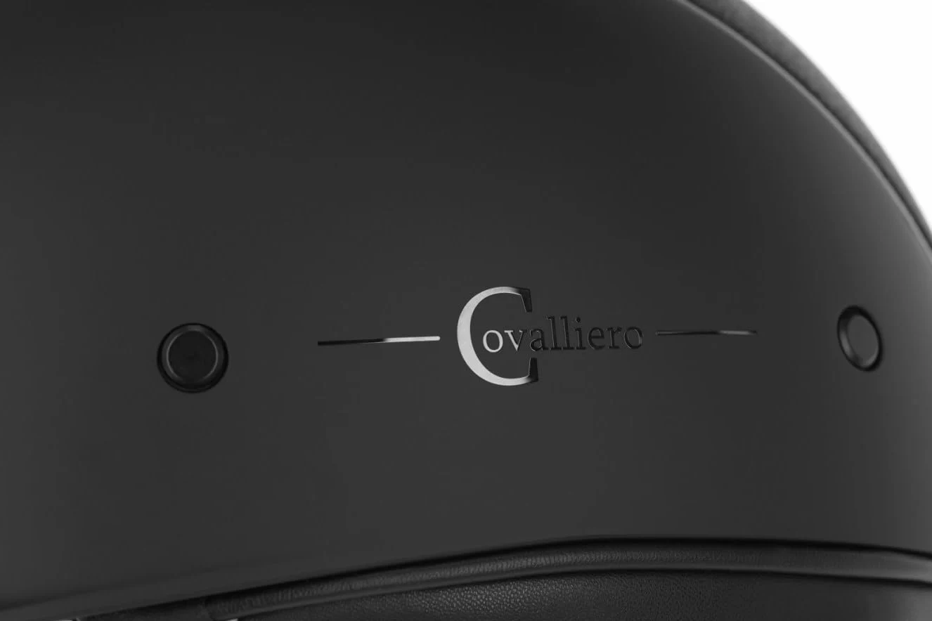 Covalliero Reithelm Eclipse schwarz matt mit Glitzer