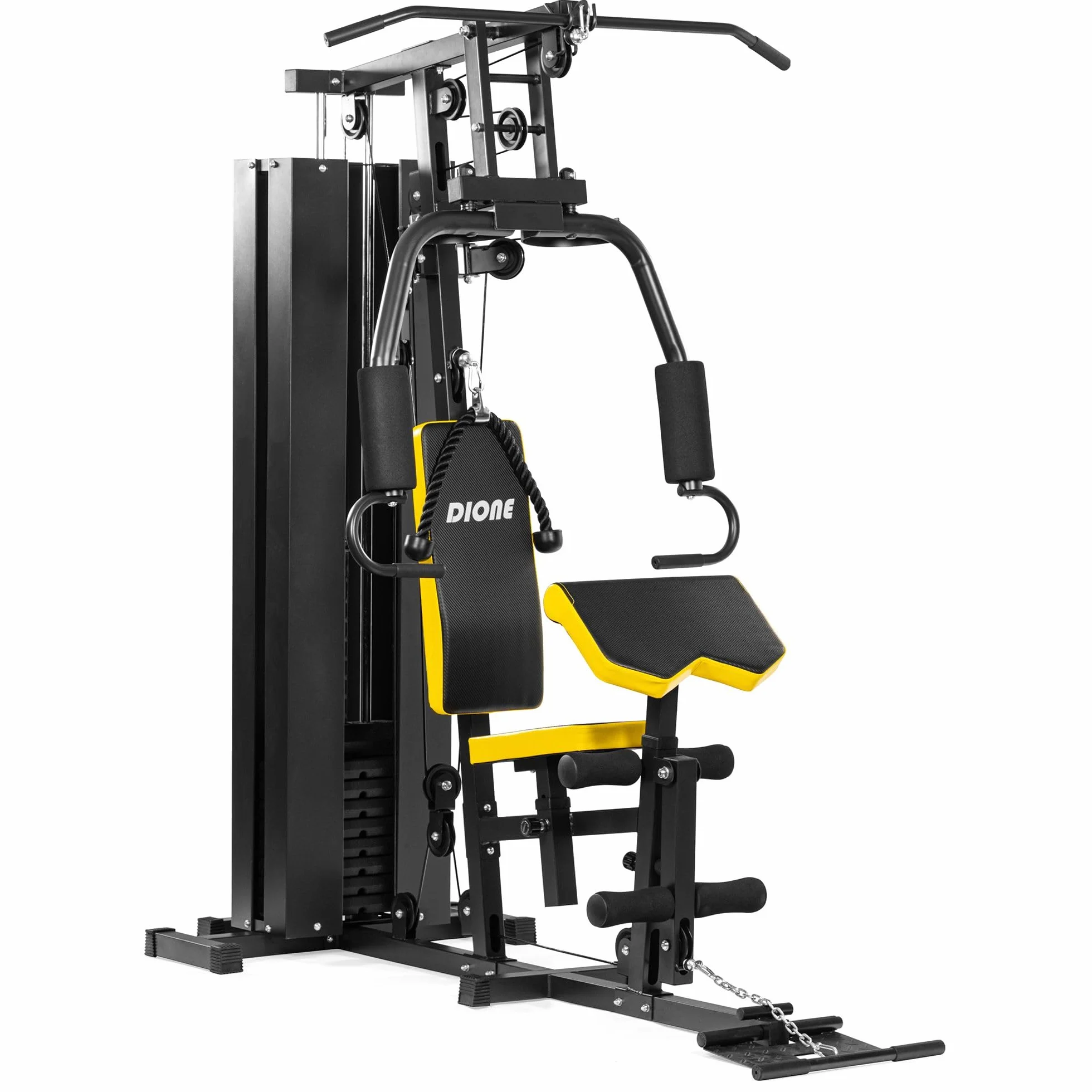Dione HG3 - Fitnessstation - Multi-Gym - Krafstation - Mit 45 kg Gewichte - Erweiterbar auf 100 kg - Homegym