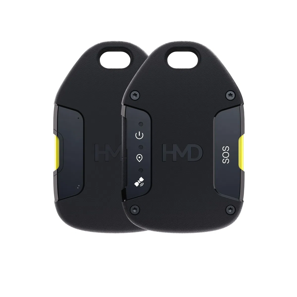 HMD OffGrid Satellitenkommunikator (Bluetooth 5.1, kompatibel mit Android und iOS, IP68, Satellitennachrichten, SOS-Dienste,Standortverfolgung, 3 Tage Akku) Schwarz