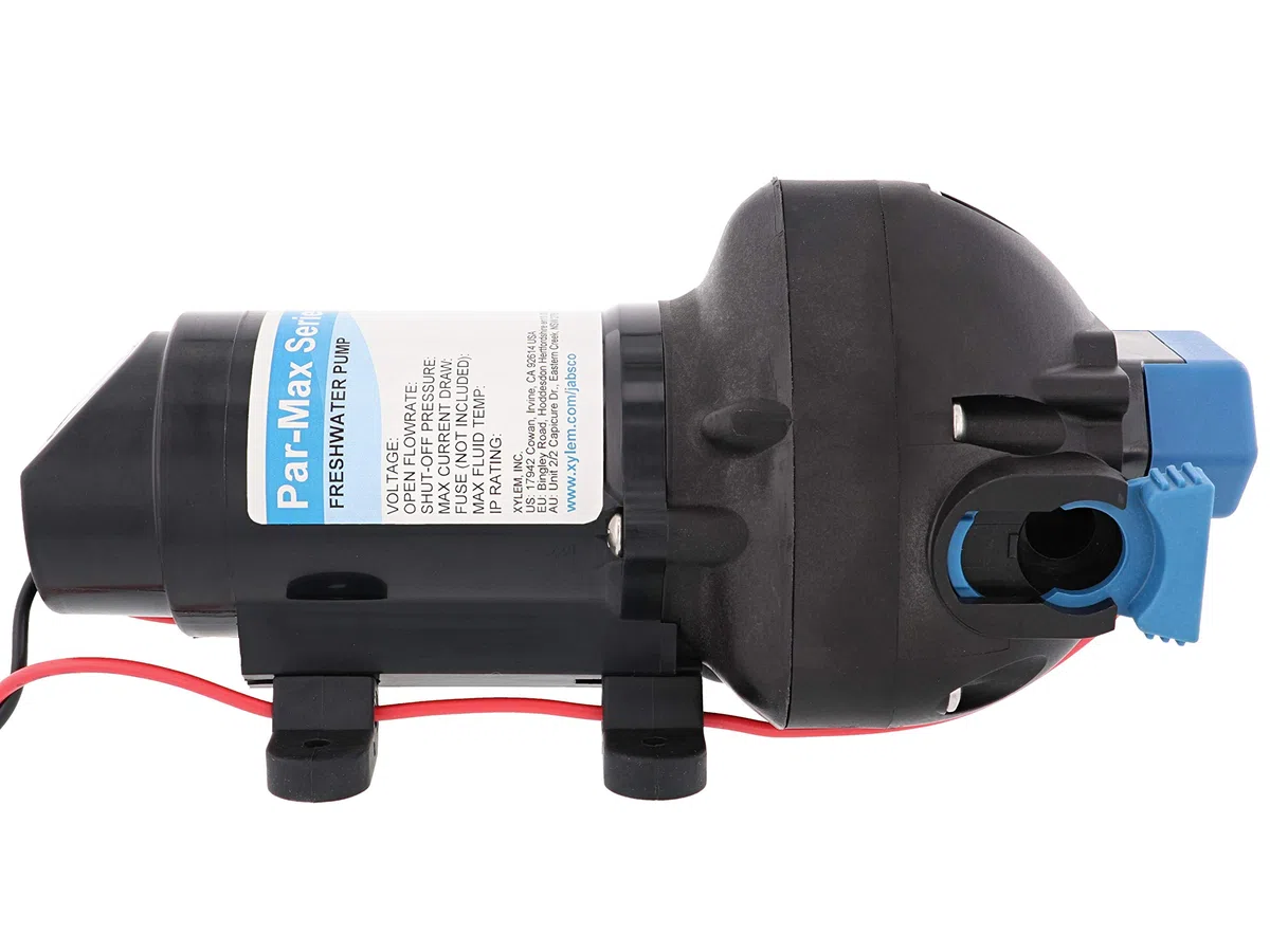 Jabsco 31395-2512-3A Par-Max 3 Meerwasser-Frischwasserpumpe: 12 V, 3 GPM, Abschaltung bei 25 PSI