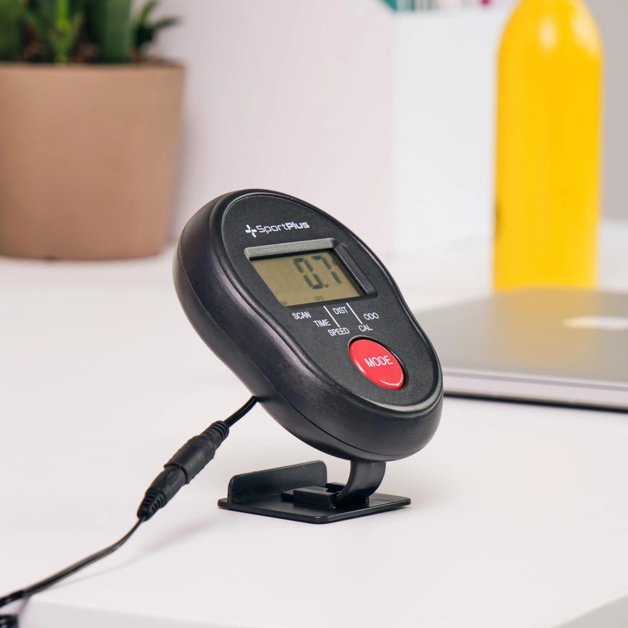SportPlus Tischfahrrad für zuhause | Heimtrainer Fahrrad klappbar für höhenverstellbare Tische | perfekt für Homeoffice