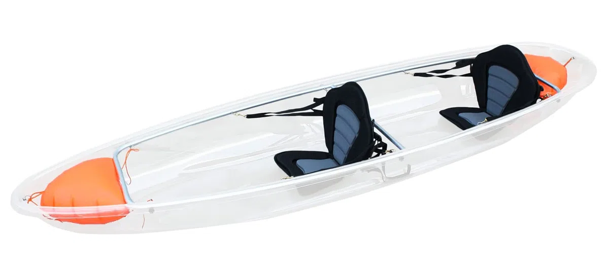 Kajak Magic Transparent super Kippstabil mit offener Luke Zweierkajak *NEU*