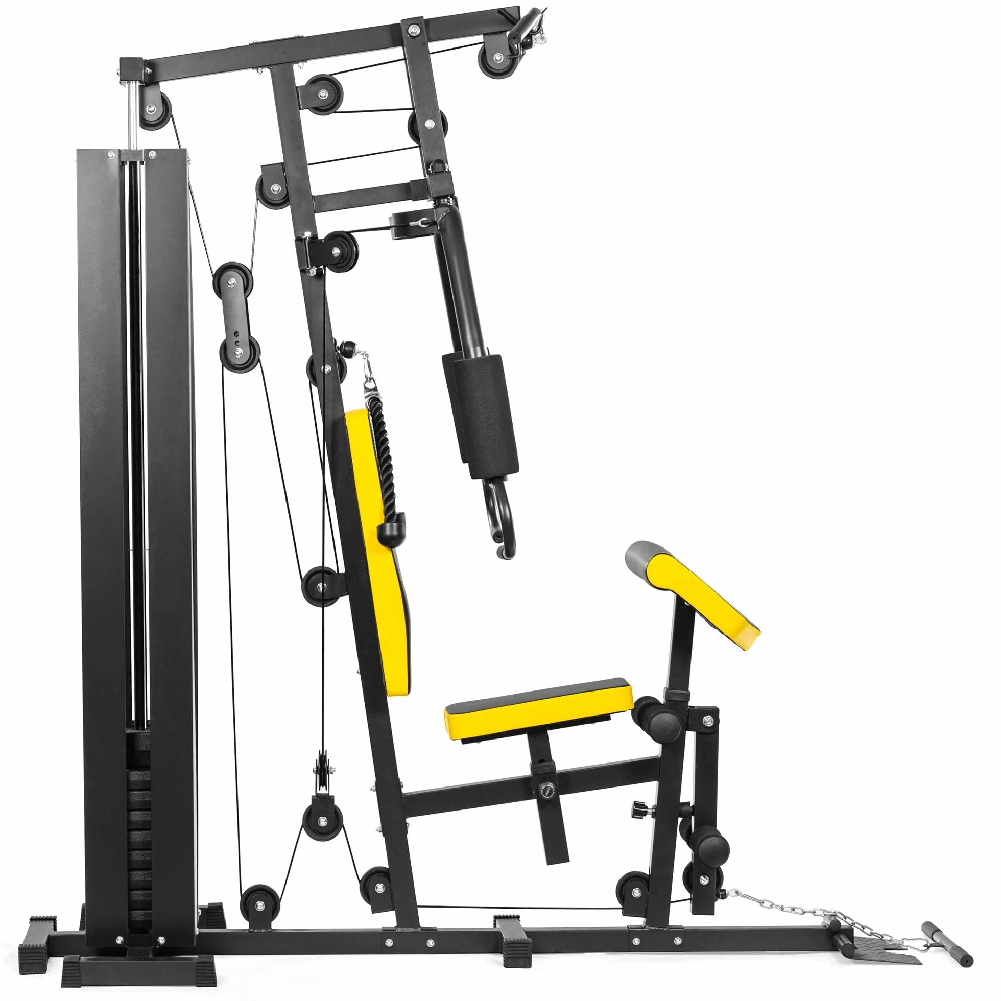 Dione HG3 - Fitnessstation - Multi-Gym - Krafstation - Mit 45 kg Gewichte - Erweiterbar auf 100 kg - Homegym