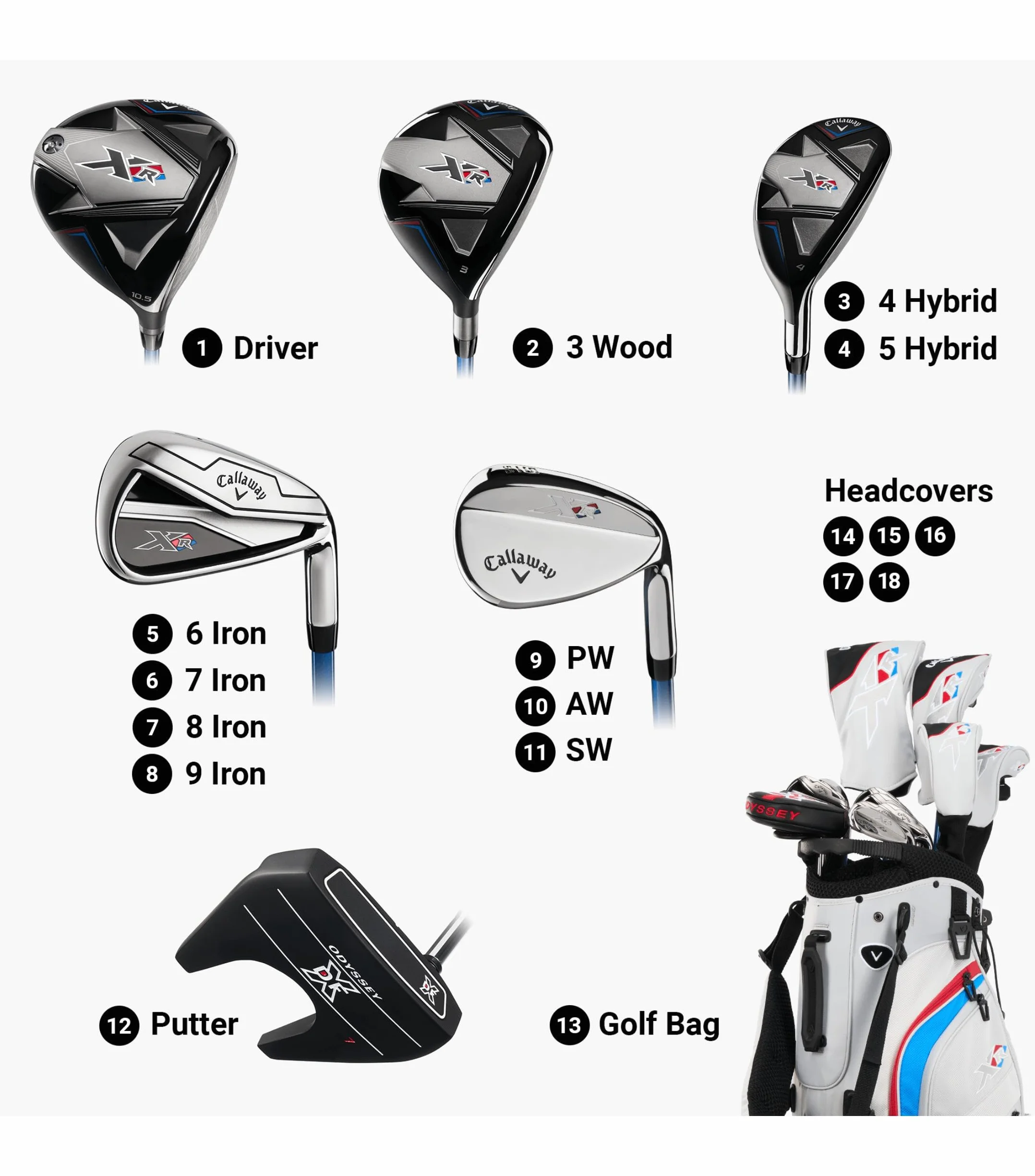 Callaway Golf XR 26 Komplettset