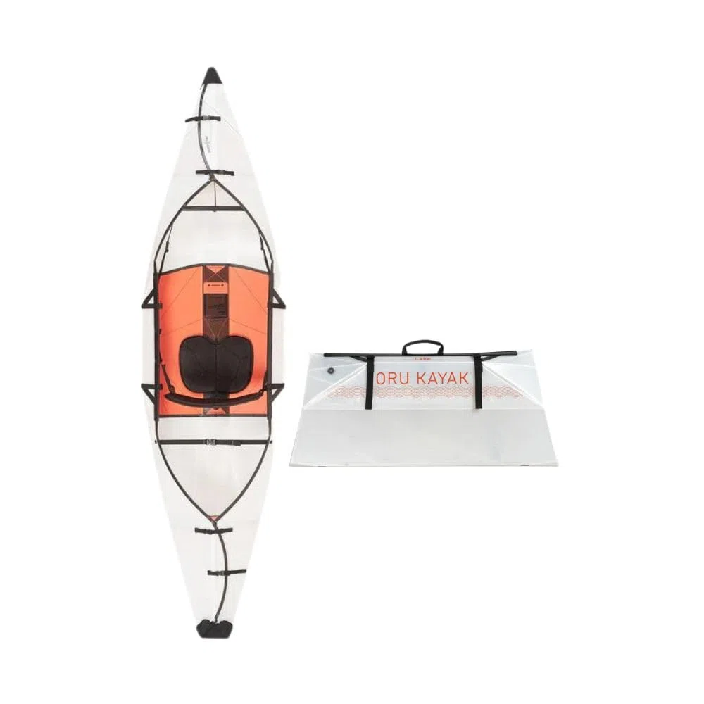 Oru Kayak Faltbares Kajak Inlet – Stabil, langlebig, leicht – Freizeitpaddeln auf Seen und Flüssen – Anfänger, Intermediär - Größe (aufgebaut): 290 x 76 cm, Gewicht: 9,1 kg