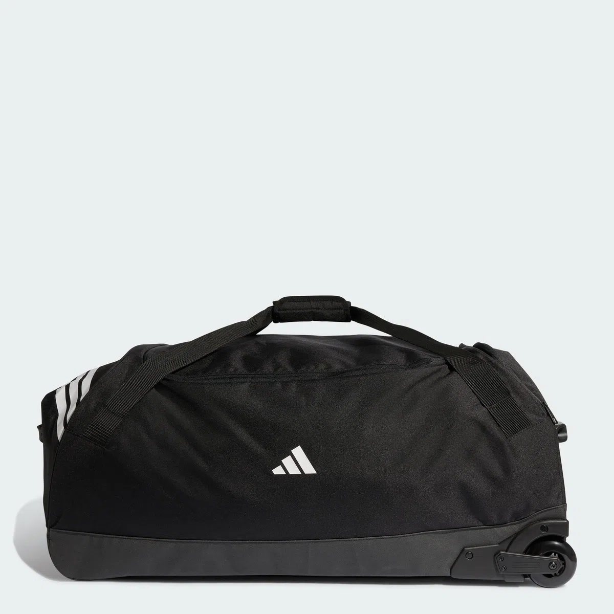 adidas Unisex Tiro Trolley Team Bag with Wheels Extra Large Carrier Bag Case, Black/White, One Size