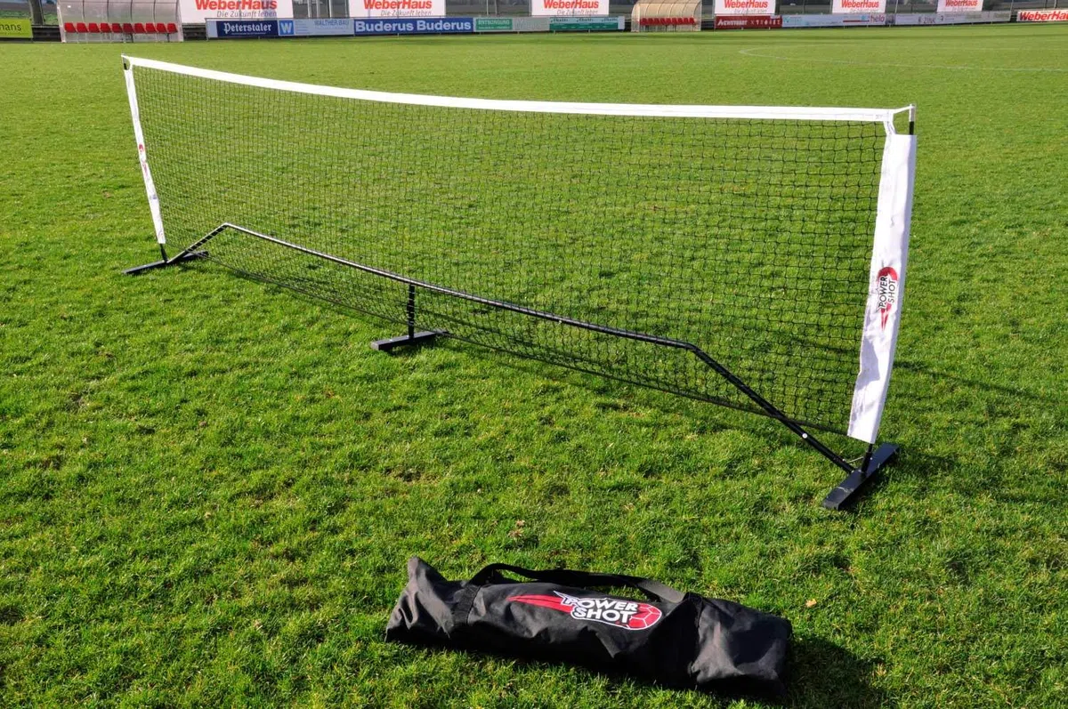 POWERSHOT Fußballtennisnetz - 6m x 1,10m - aus Stahl
