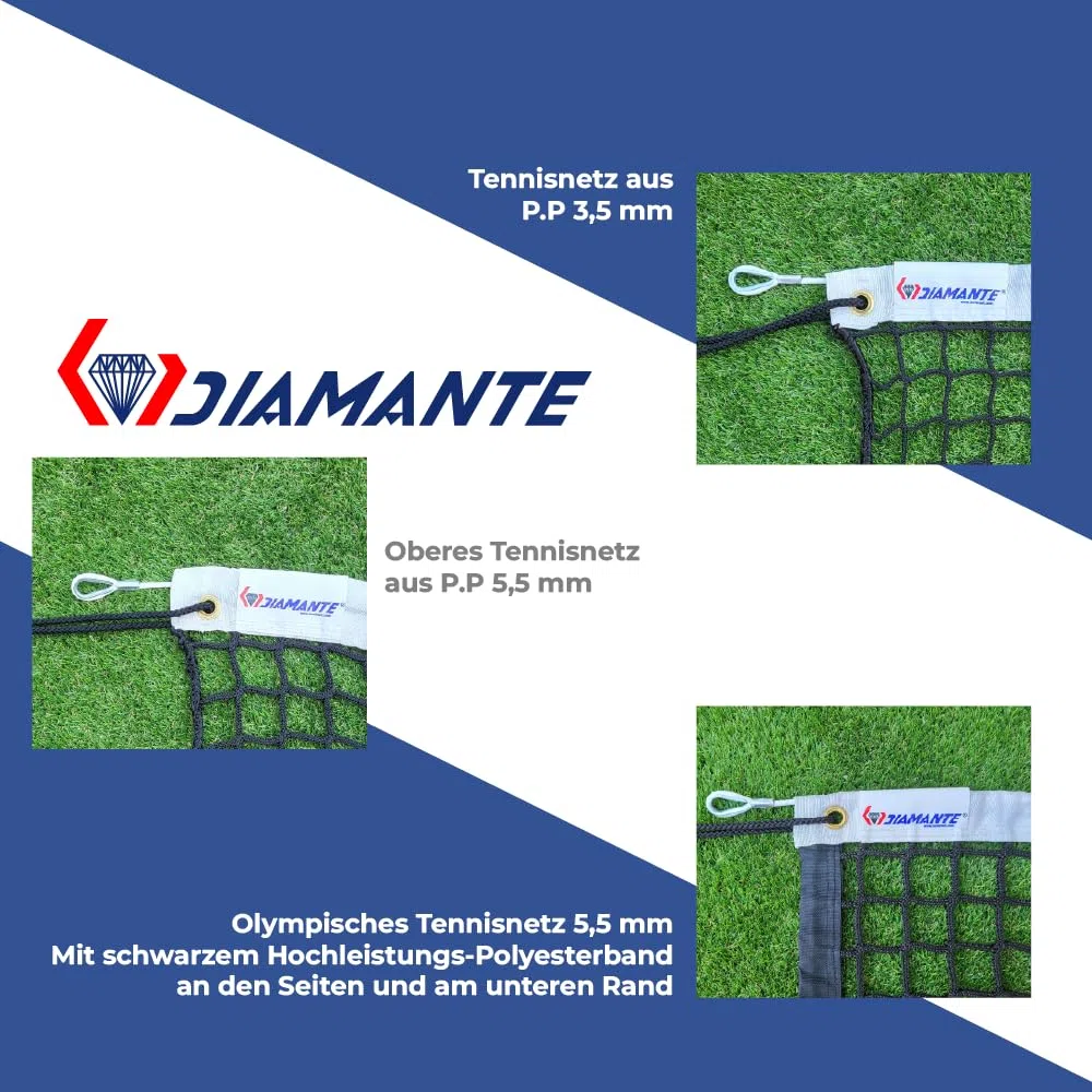 DIAMANTE 1009 Rot, Schwarz, 12.8 x 1.07 m
