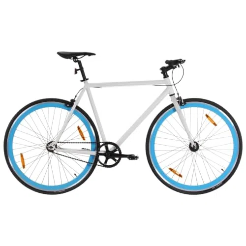 Fixed Gear Bike - Leichtes Single Speed Road Pendler Fahrrad mit Flip-Flop Nabe für Urban Riding, 700c 59cm