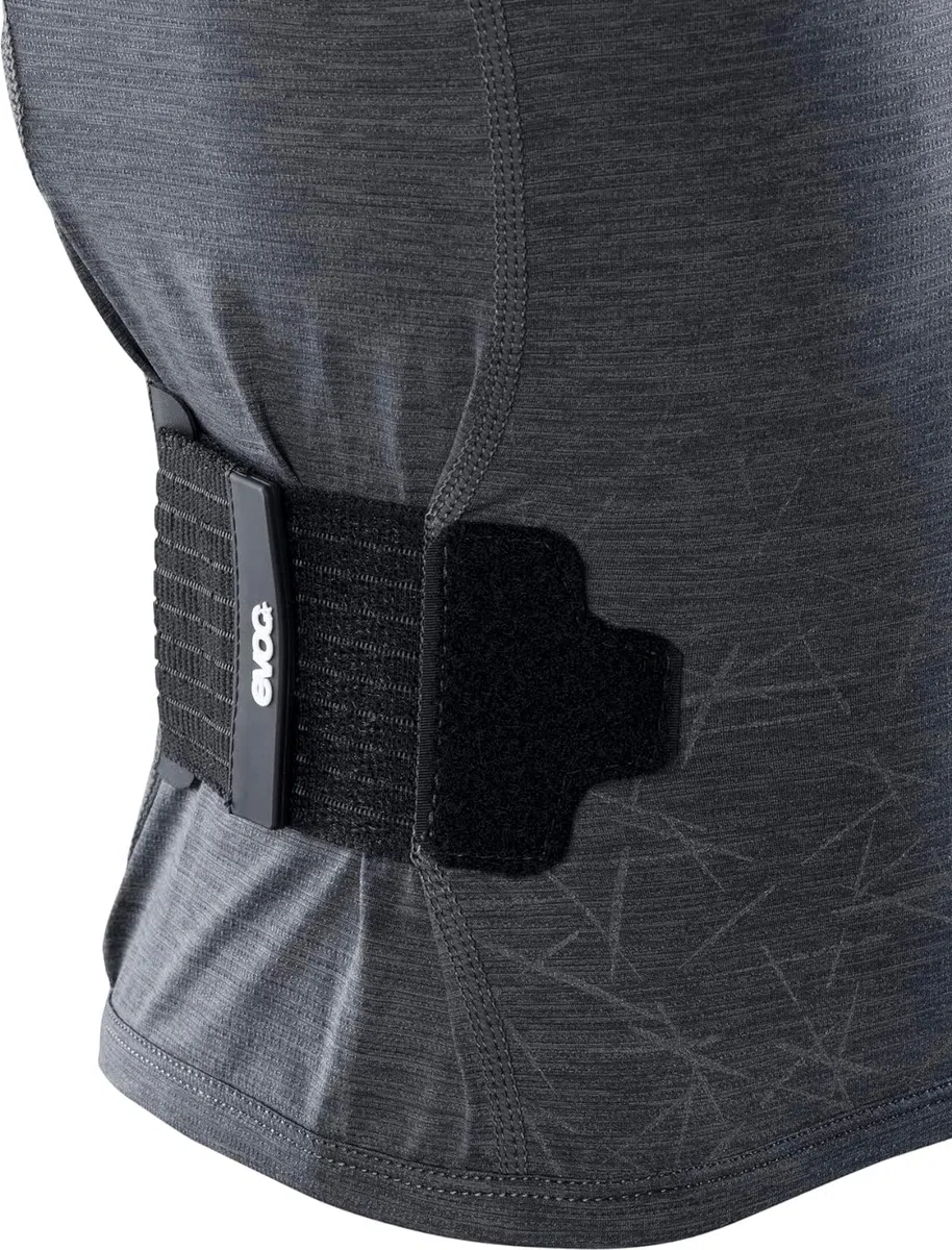EVOC PROTECTOR VEST KIDS, Protektorenweste (LITESHIELD FLEX Rückenprotektor, S.LEISURE-Stretchmaterial, AIRO FLEX Straps, maschinenwaschbar), Carbongrau