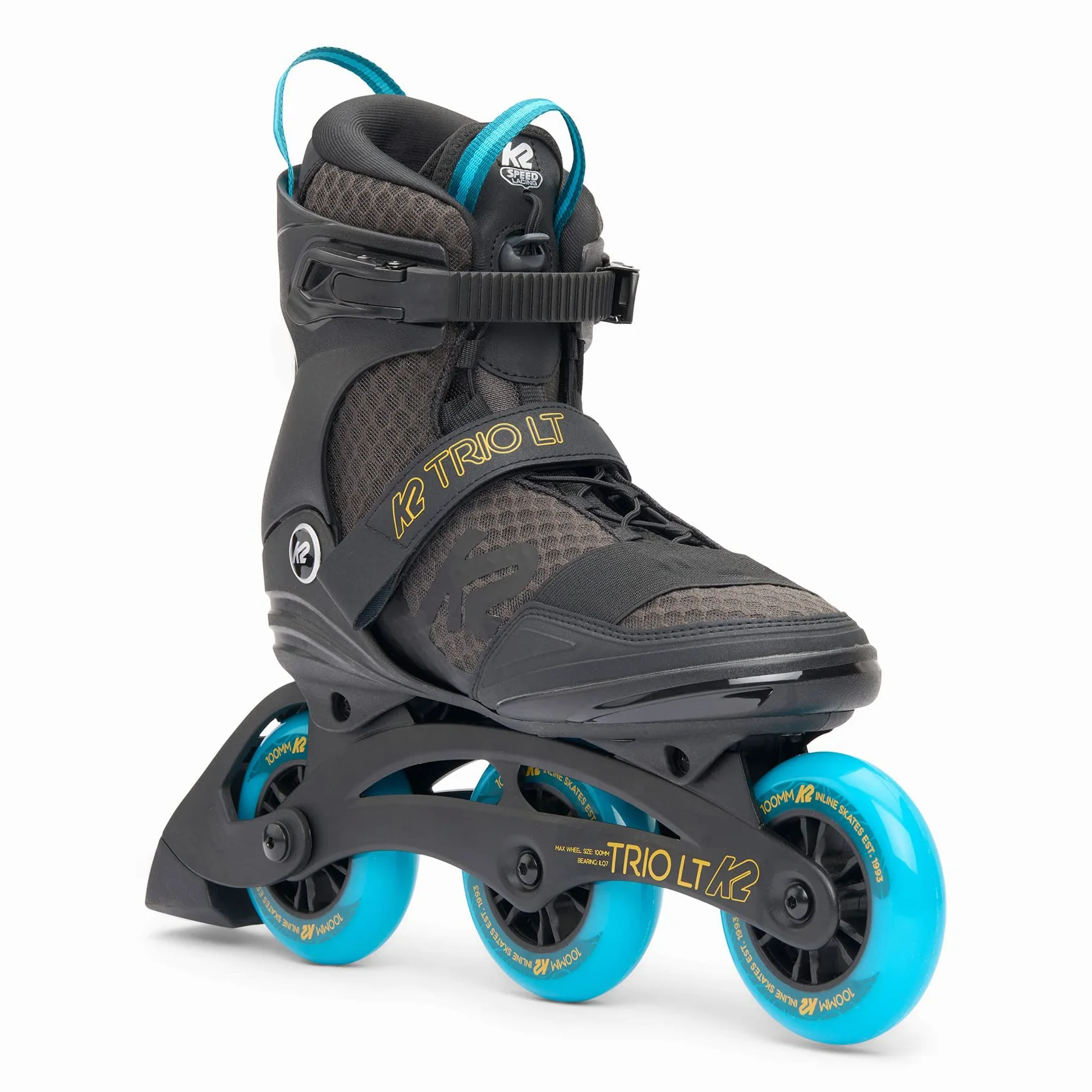 K2 Trio LT 100 Inline Skate 2025 Black/Blue