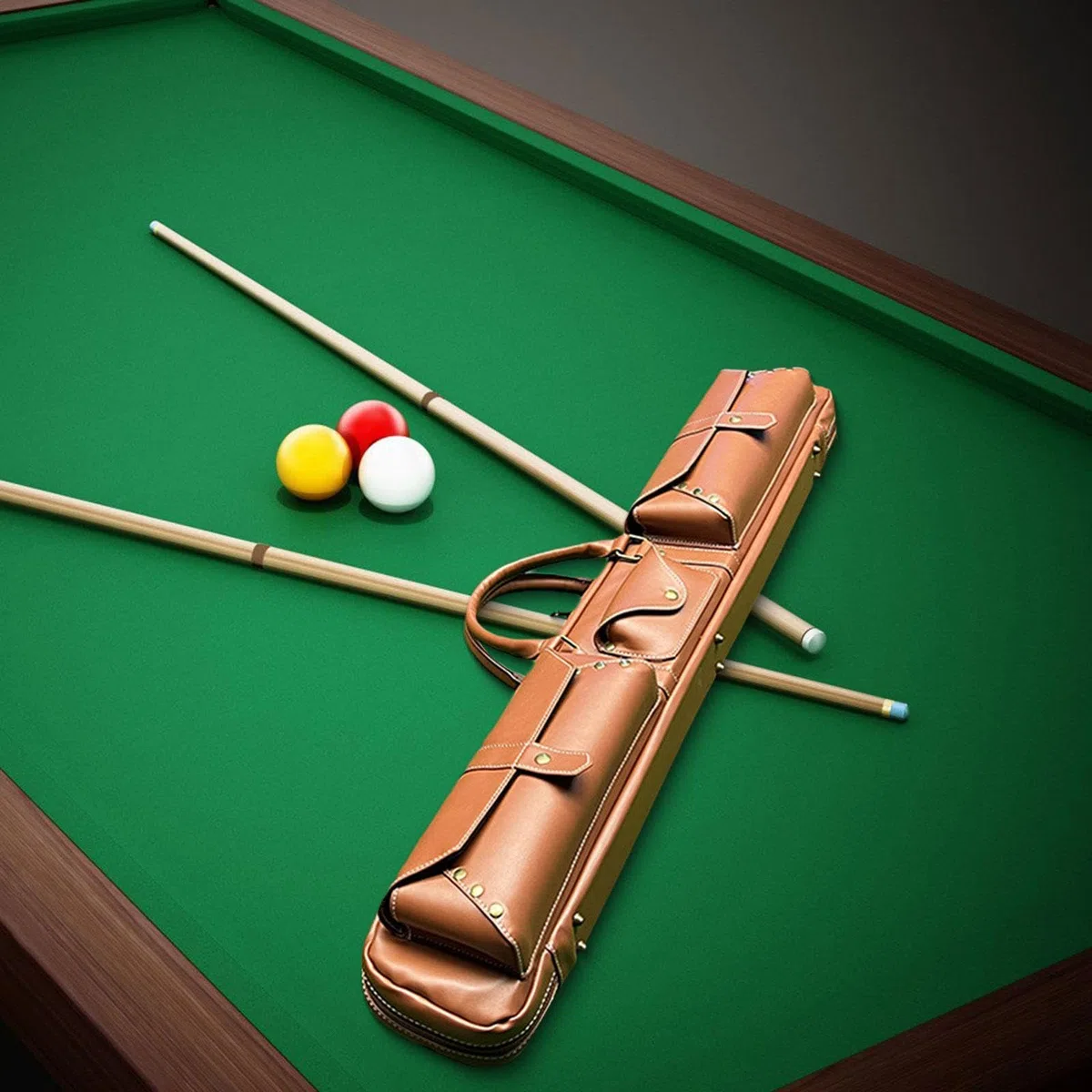 harayaa Tragetasche für Billard Sticks, geeignet für 1/2 Queue