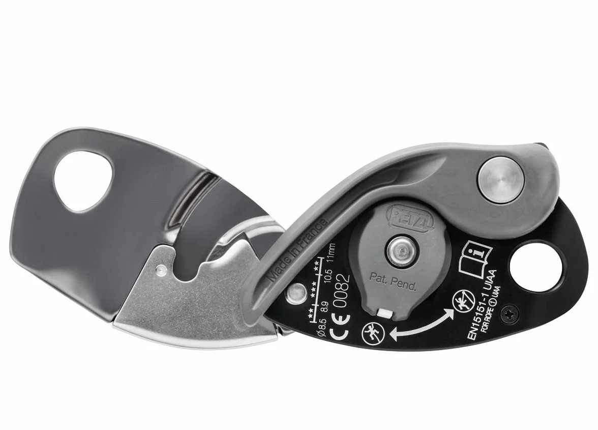 PETZL GRIGRI + Belay Device with Cam-Assisted Blocking and Anti-Panic Handle, Suitable for Learners and Intensive Use