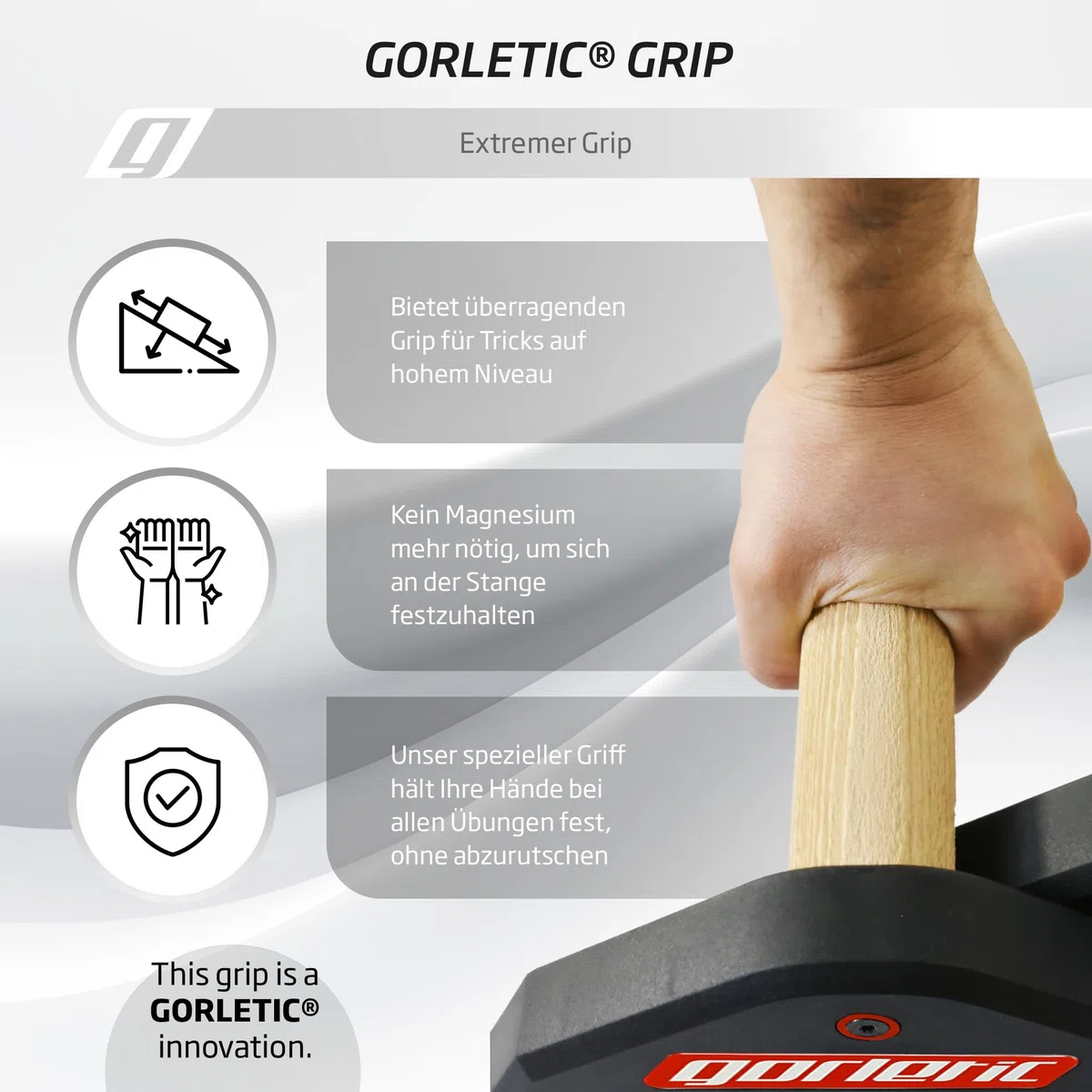 LowFit PRO Gorletic Calisthenics Parallettes - Gymnastik Parallettes, einfacher Transport, Athleten getestet, Premium Magnetic Design
