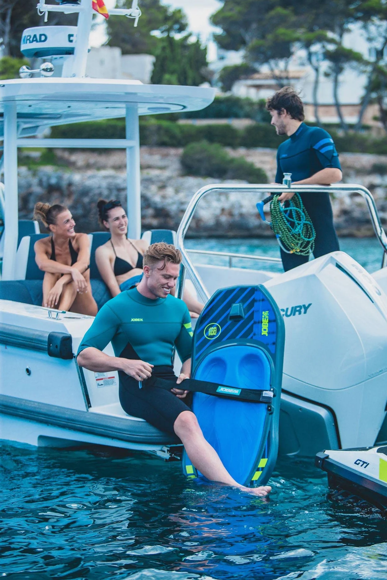 Jobe Kneeboard Sentry Kneeboard Package Blue