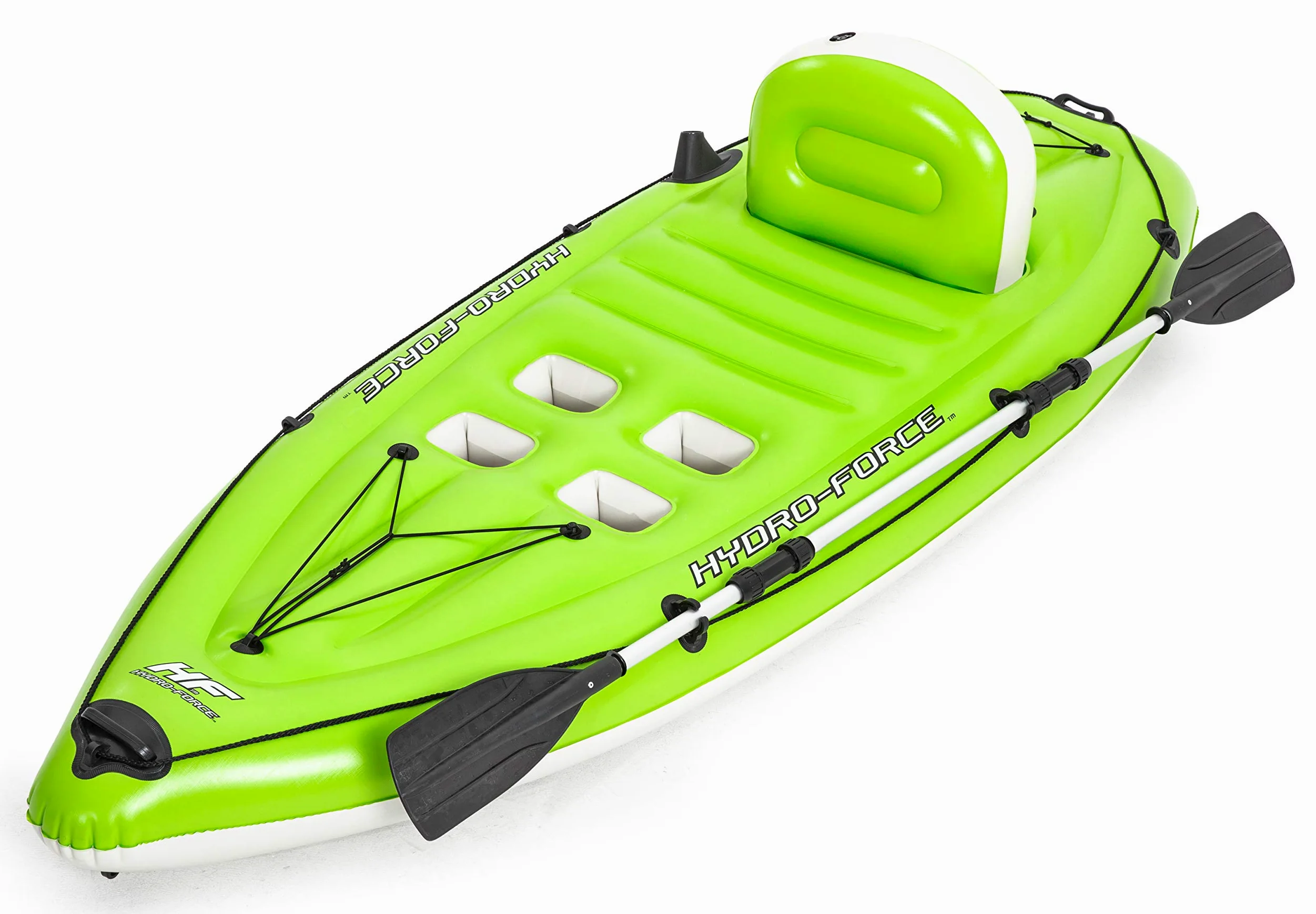 Bestway Hydro-Force aufblasbares Angelboot mit Paddel 270 x 100 cm, 65097, Color