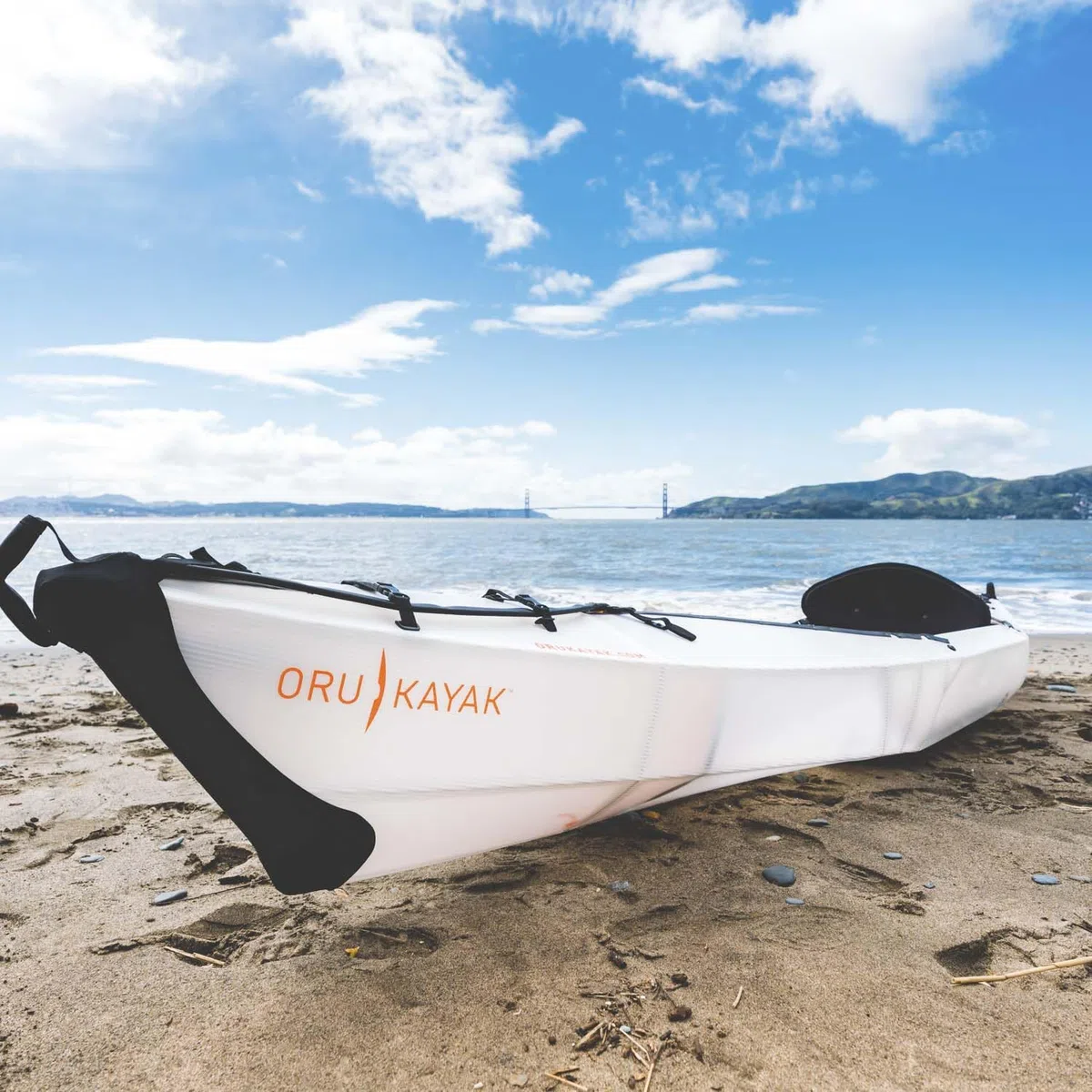 Oru Kayak Faltbares Kajak Beach LT – Stabil, langlebig, leicht – Anfänger, Intermediär - Freizeitpaddeln auf Seen und Flüssen – Größe (aufgebaut): 370 x 71 cm, Gewicht: 11,3 kg