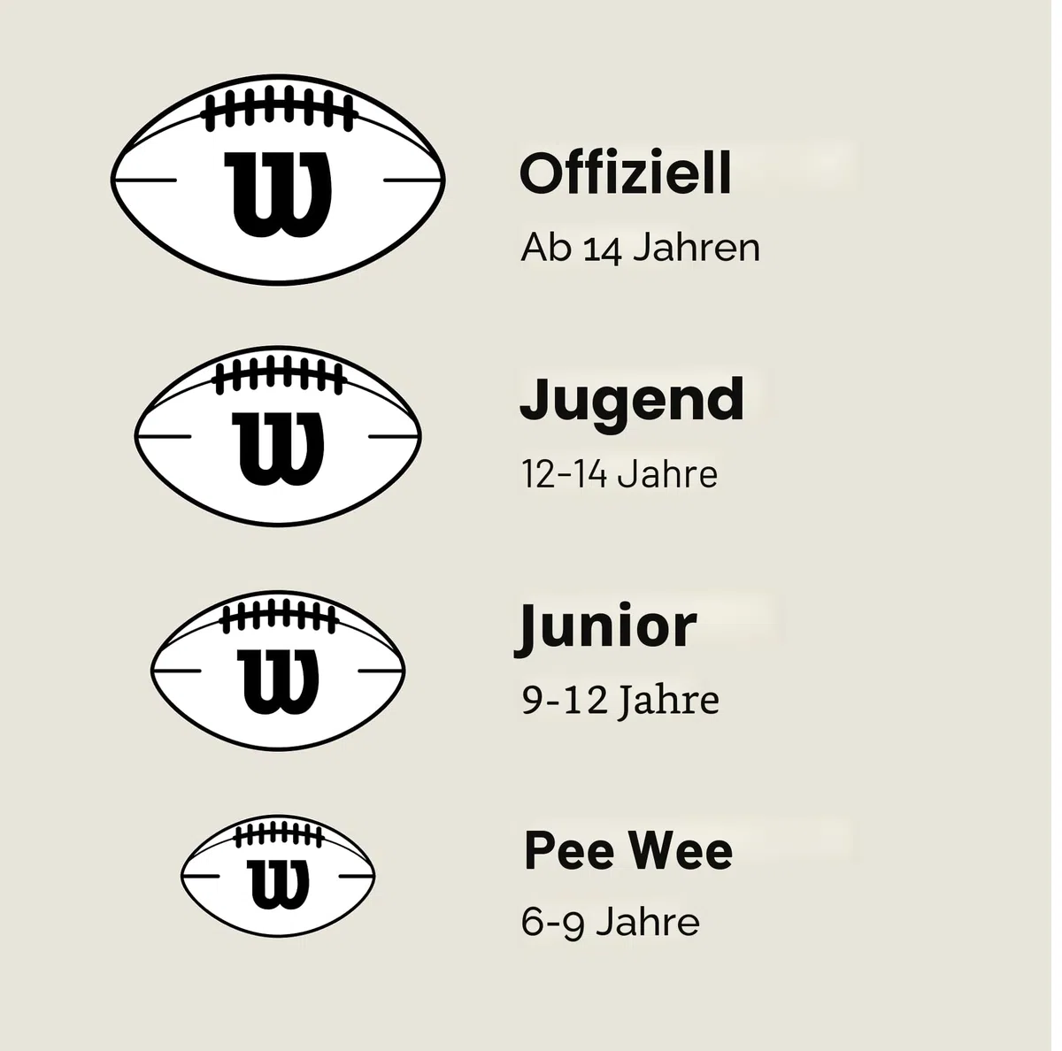 Wilson "The Duke" Offizieller NFL-Spielfußball