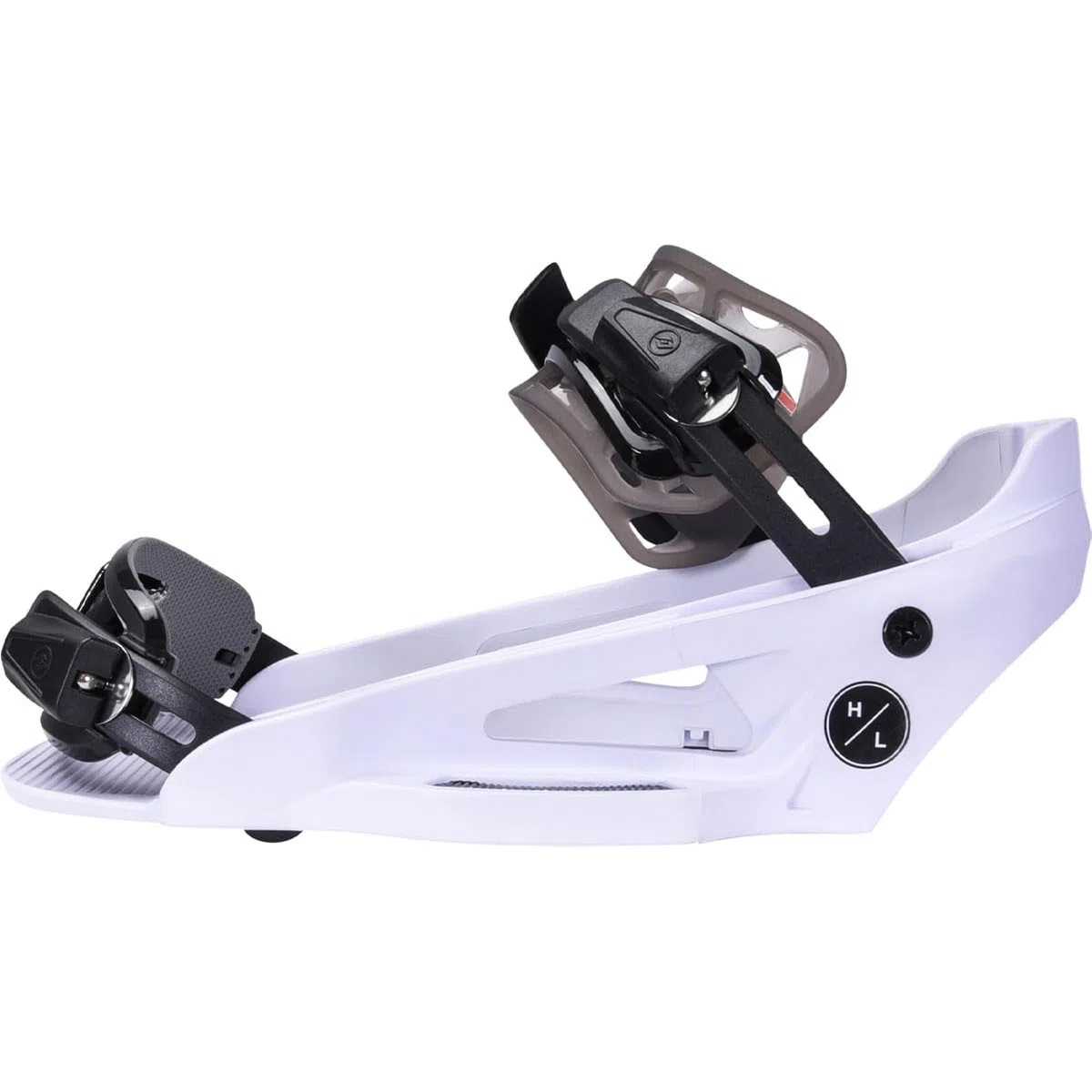 Hyperlite 2024 System Lowback Chassis Wakeboard Bindings - White 9/12 UK