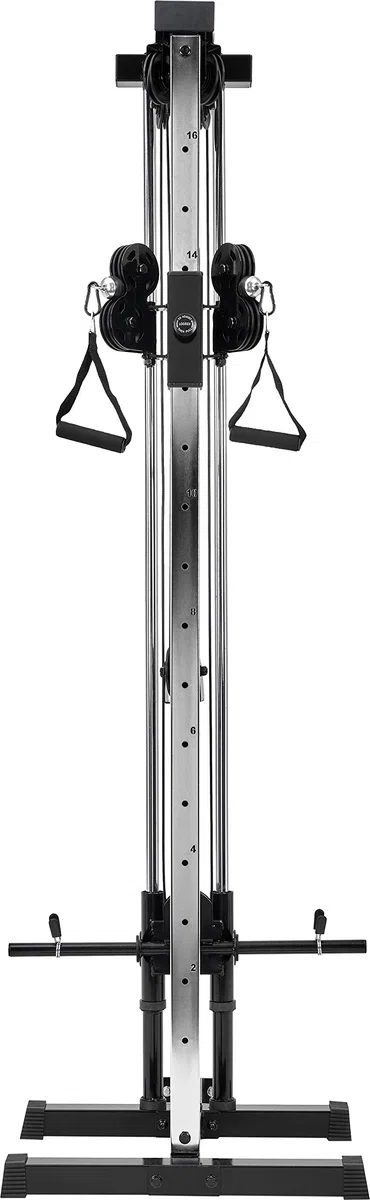 Bad Company Kabelzug-Station für die Wandmontage I Kompakter Seilzug für das Homegym I BCA-137