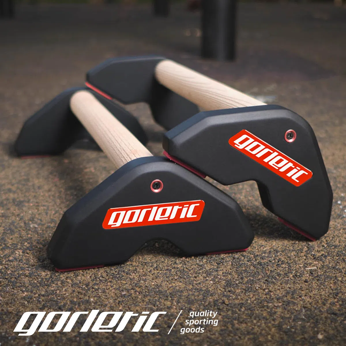 LowFit PRO Gorletic Calisthenics Parallettes - Gymnastik Parallettes, einfacher Transport, Athleten getestet, Premium Magnetic Design