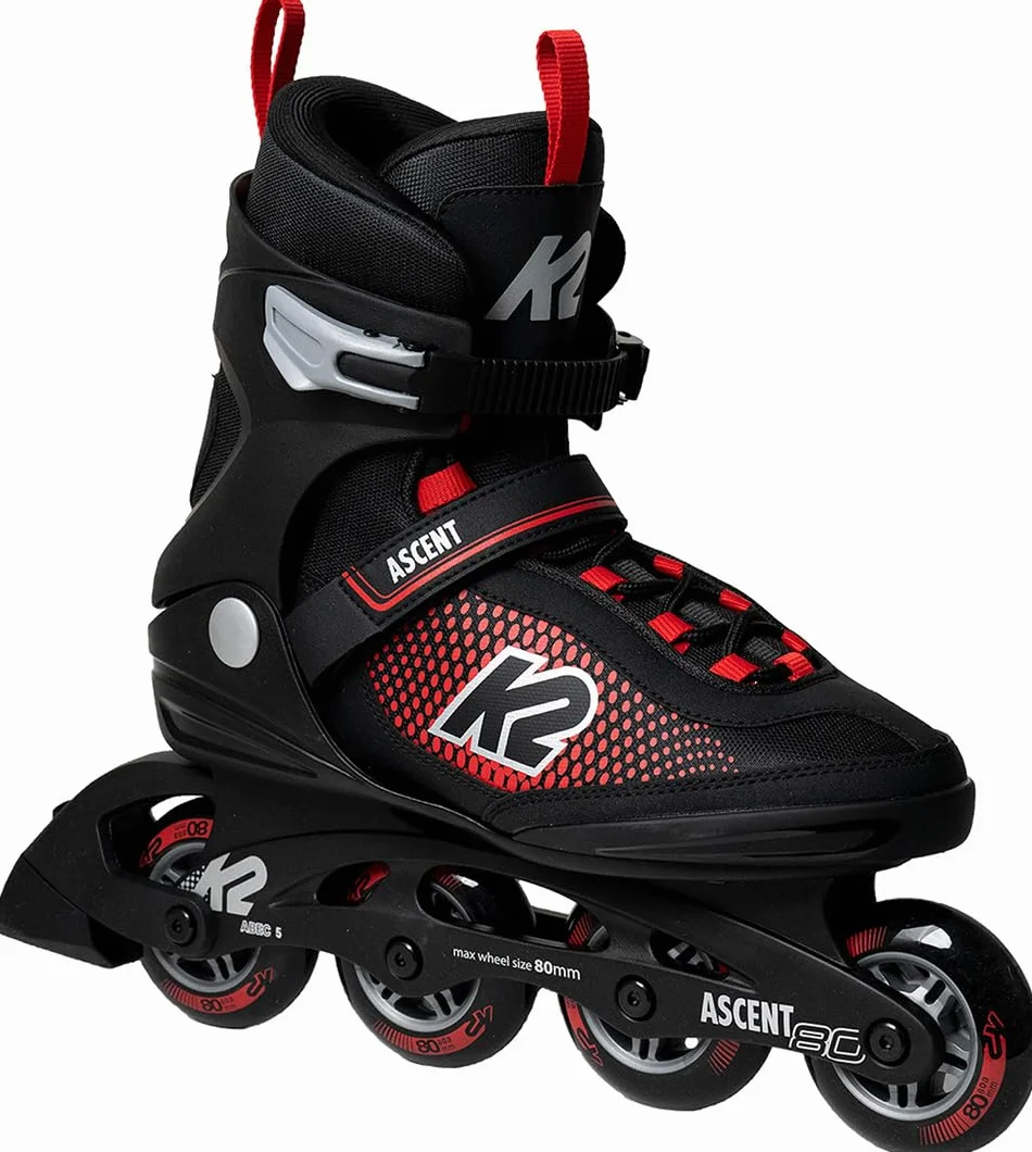 K2 Ascent 80 M Inline Skate Black/red
