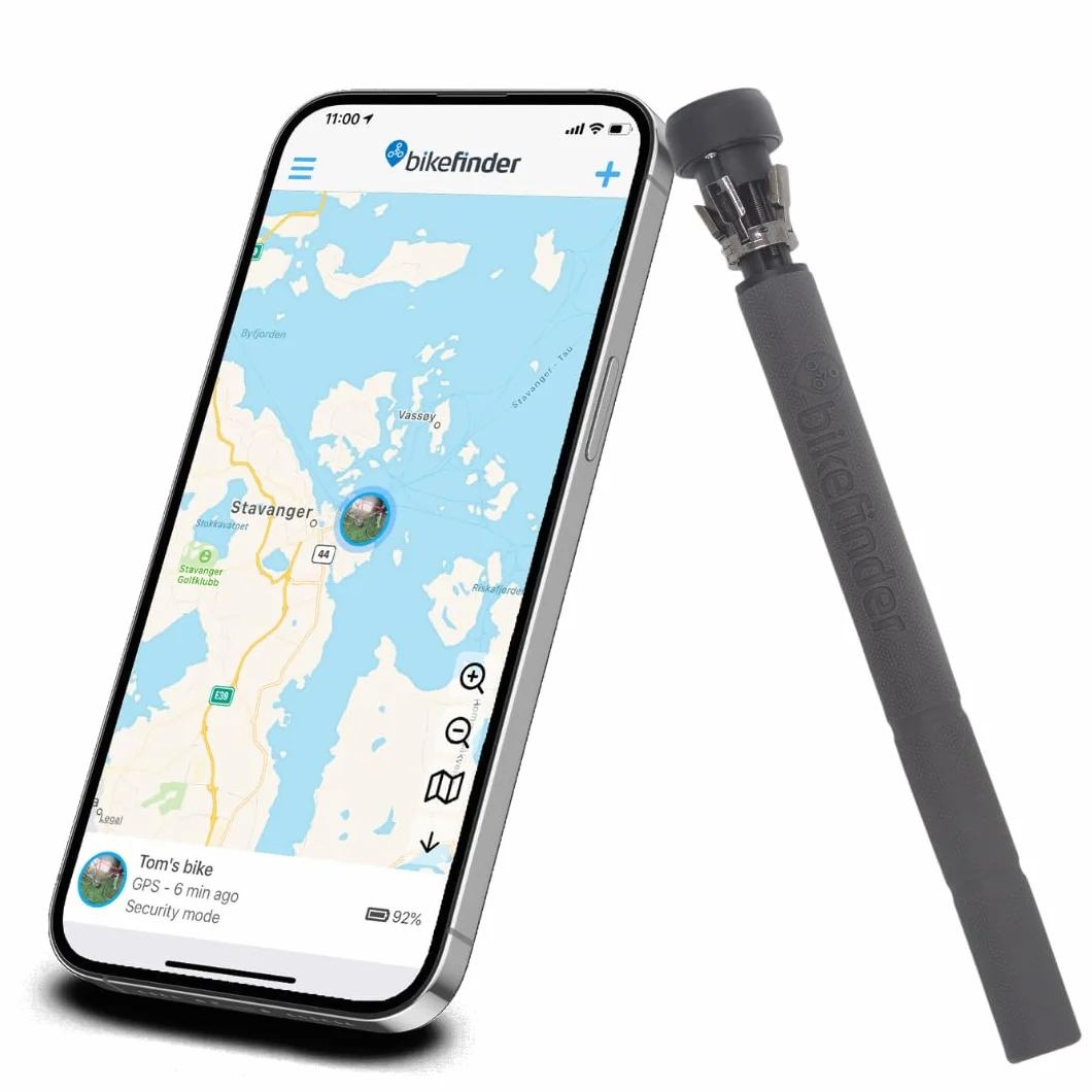 GPS Fahrrad Tracker im Lenker Versteckt, Anti-Diebstahl Ortungsgerät mit SIM Karte