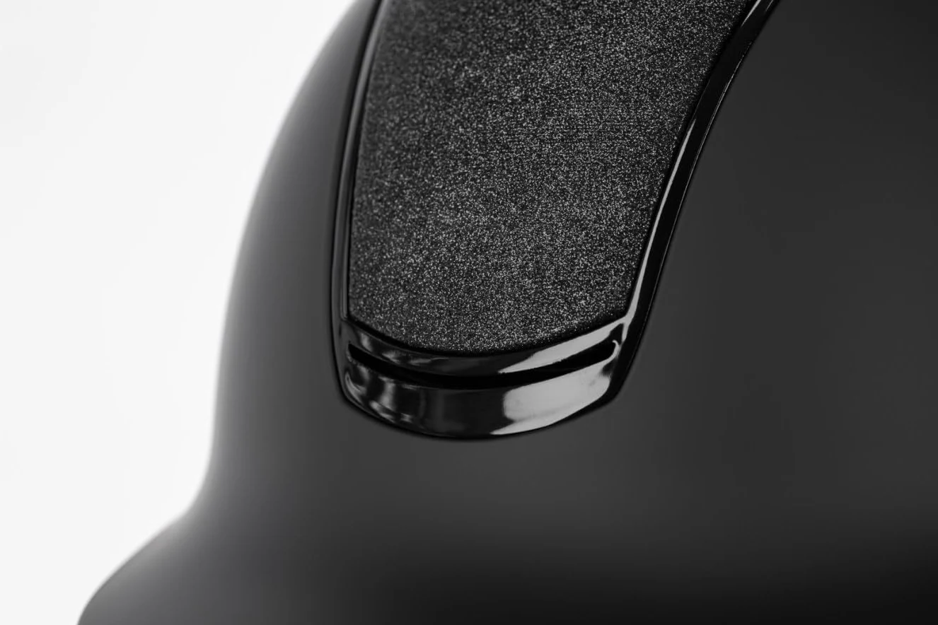 Covalliero Reithelm Eclipse schwarz matt mit Glitzer