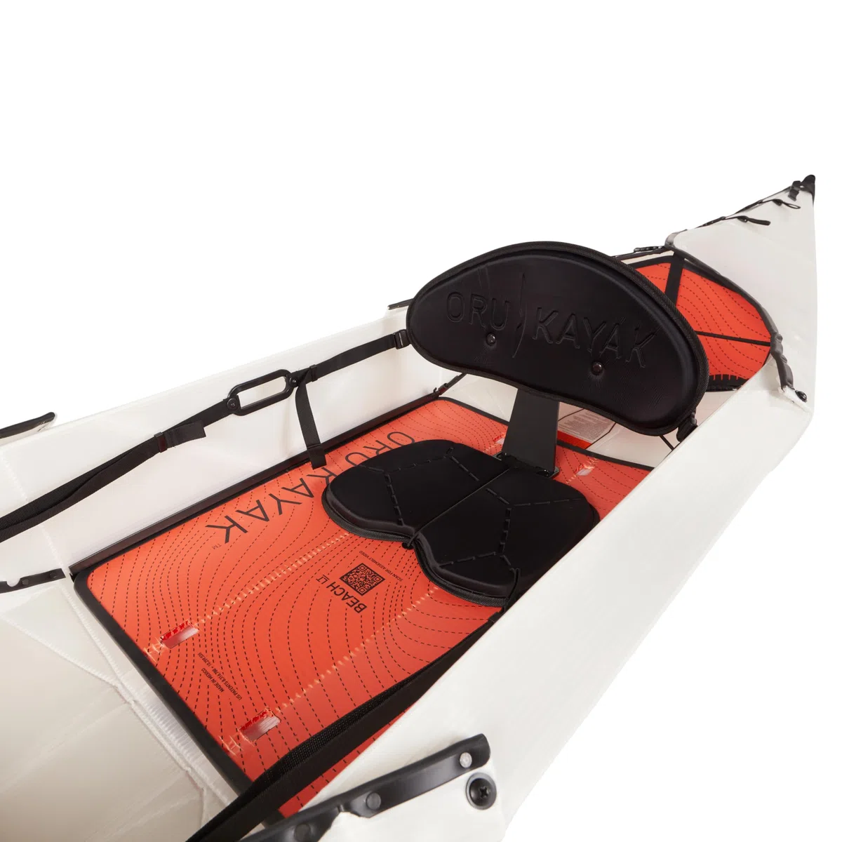 Oru Kayak Faltbares Kajak Beach LT – Stabil, langlebig, leicht – Anfänger, Intermediär - Freizeitpaddeln auf Seen und Flüssen – Größe (aufgebaut): 370 x 71 cm, Gewicht: 11,3 kg
