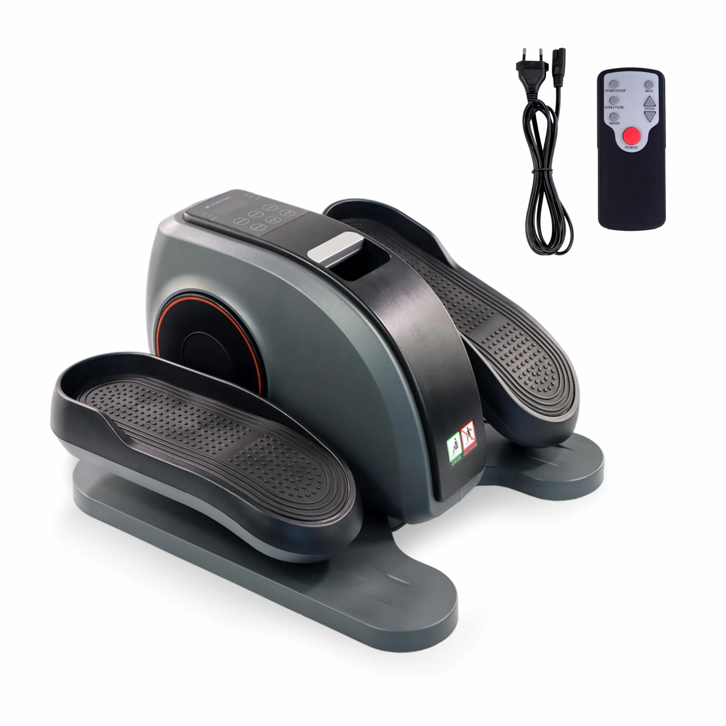 Mobiclinic Mini Ellipsentrainer Heimtrainer 10 Geschwindigkeiten 3 Programme LCD-Display Einstellbarer Widerstand