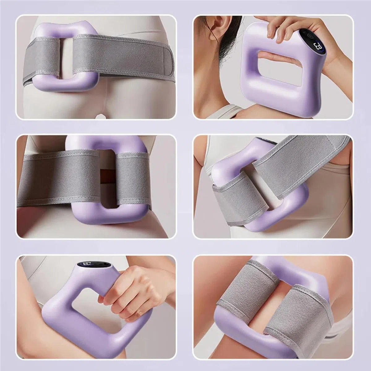 faszien gurt，massageroller mit vibration zur faszien-straffung,fasziengurt,Ganzkörper-massagering,multifunktionalganzkörper-faszienring,Tragbares Wiederaufladbares Massagegerät Für Sportler & Senioren