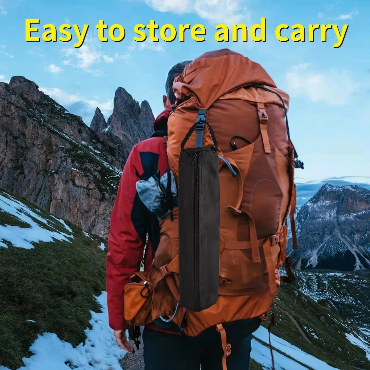 Vnook Outdoor-Teleskophocker, tragbarer Sitz, Angeln, Teleskopstuhl, Hocker, Leichter Klappstuhl, Camping und Angeln, zusammenklappbar, höhenverstellbar