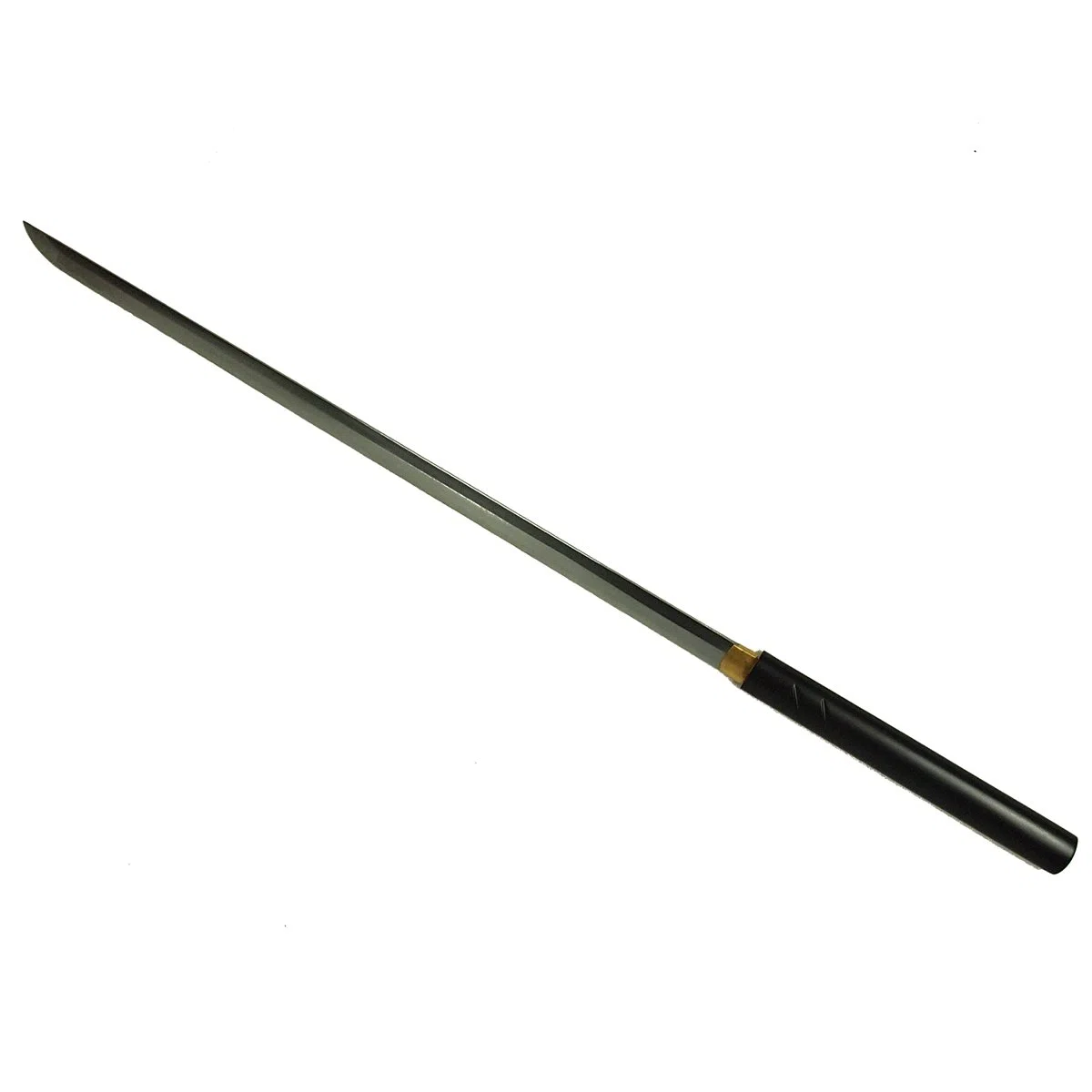 Zatoichi Katana schwarz mit Klinge aus 1045 Carbonstahl