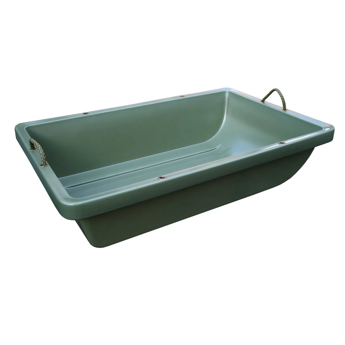 EUROHUNT Wildwanne Universalwanne aus Schlag-und bruchfestem Kunststoff, mit Schlittenfunktion, Grün, 90,5 x 59 x 21 cm