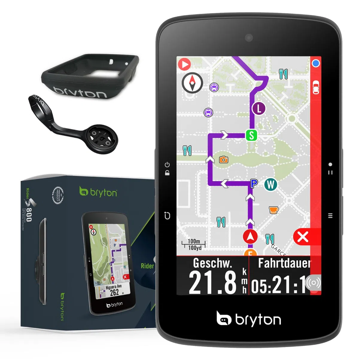 Bryton Rider S800 E GPS-Fahrradcomputer