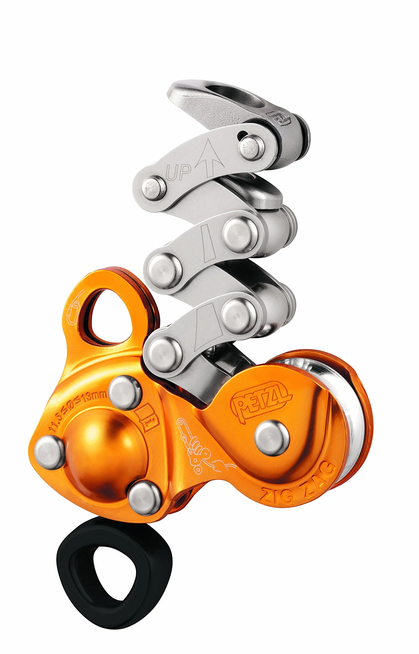 Petzl D22 A Zigzag Mechanische Prusik für Baum Pflege, 11,5 mm-13 mm