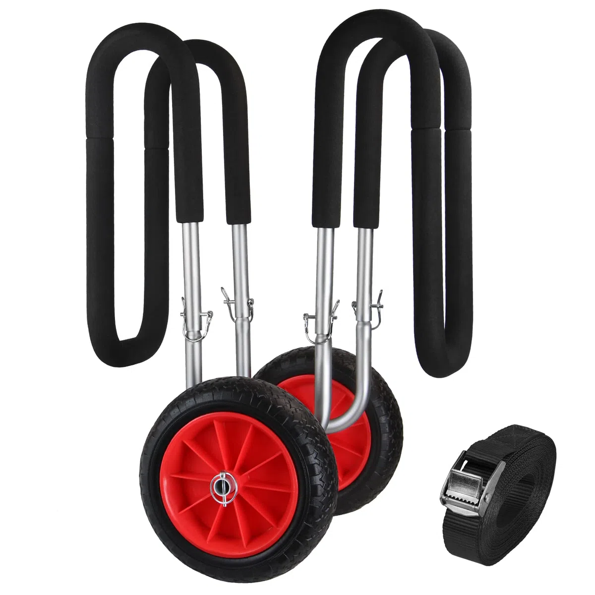 ALPIDEX SUP Transportwagen Stand Up Paddle Board Trolley Wagen Ø25 cm Breite Reifen Surfboard