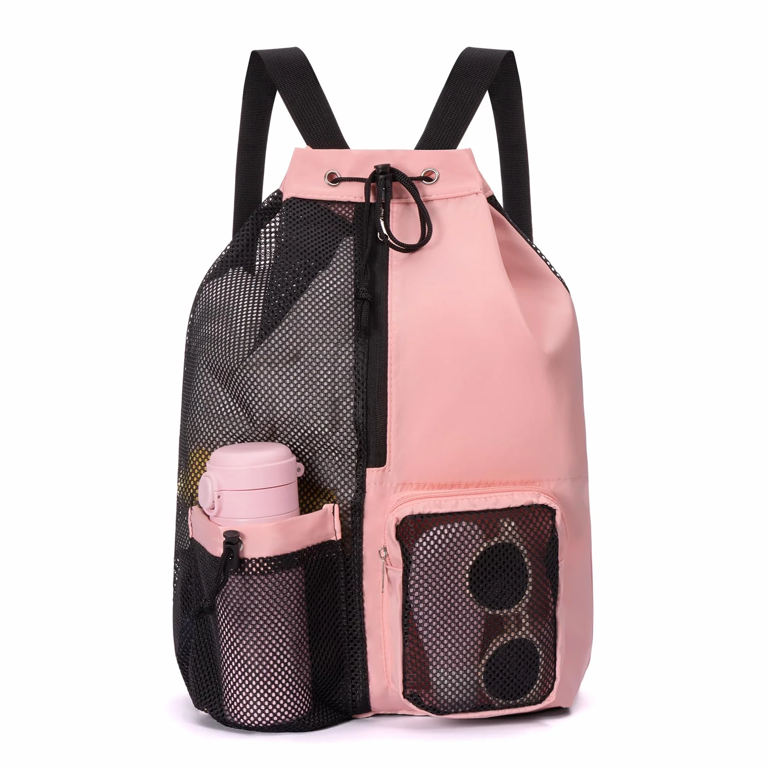 Mesh Schwimmrucksack Wasserdicht Sport Rucksäcke, Turnbeutel Schwimmbeutel Schwimm-Rucksack Große Kapazität, Schwimmtasche mit Mädchen Herren für Schwimm Fitness Training Sausrüstu