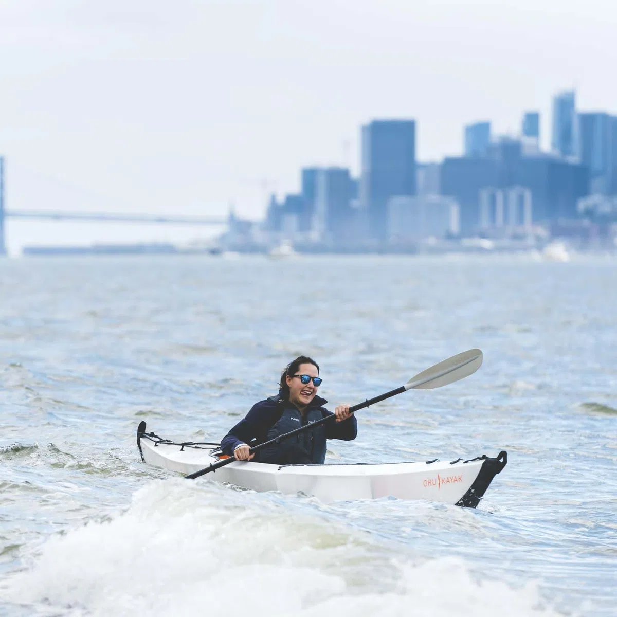 Oru Kayak Faltbares Kajak Beach LT – Stabil, langlebig, leicht – Anfänger, Intermediär - Freizeitpaddeln auf Seen und Flüssen – Größe (aufgebaut): 370 x 71 cm, Gewicht: 11,3 kg