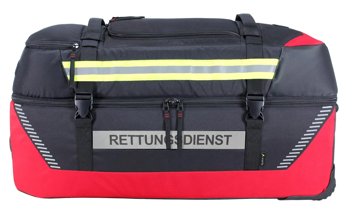 tee-uu JUMBOBAG Trolleytasche (inkl. 2 Reflexstreifen Rettungsdienst)