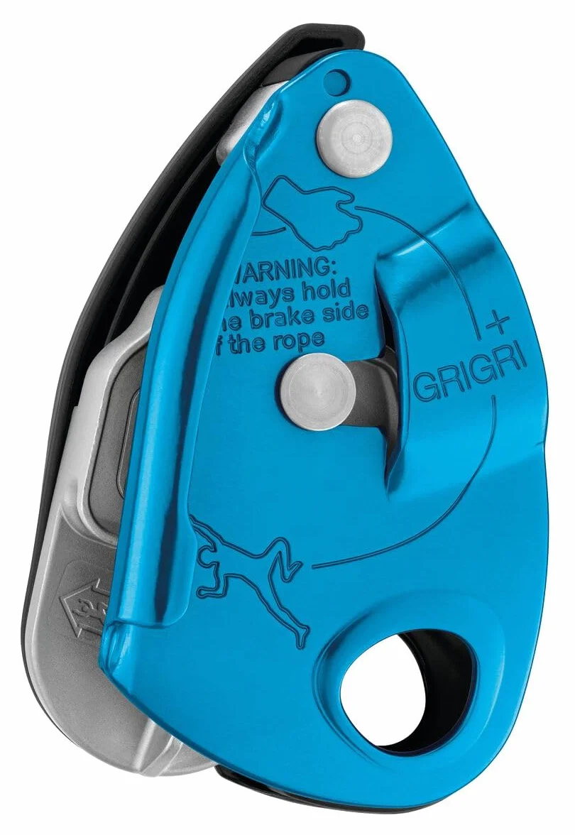 PETZL GRIGRI + Belay Device with Cam-Assisted Blocking and Anti-Panic Handle, Suitable for Learners and Intensive Use