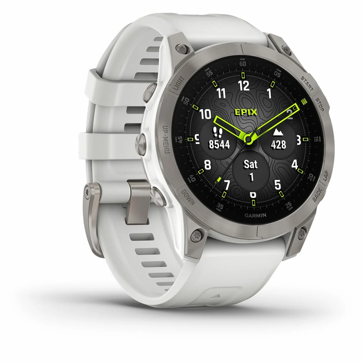 Garmin EPIX (Gen 2) Schneeweiß/Titan Titan