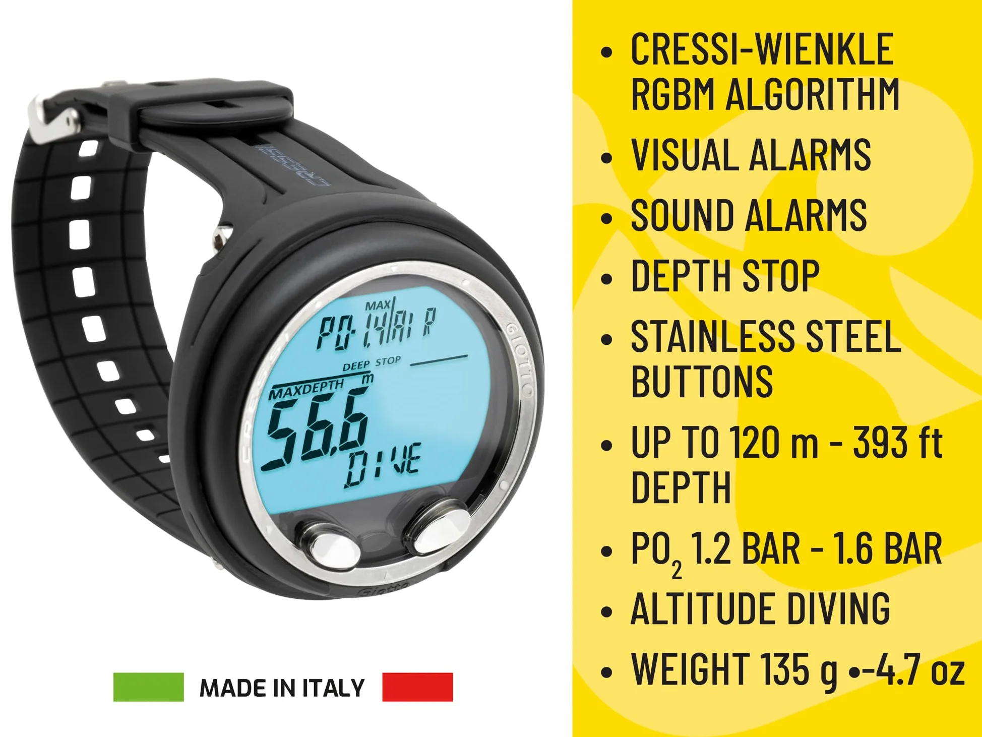 Cressi Giotto Diving Computer Premium Tauchcomputer