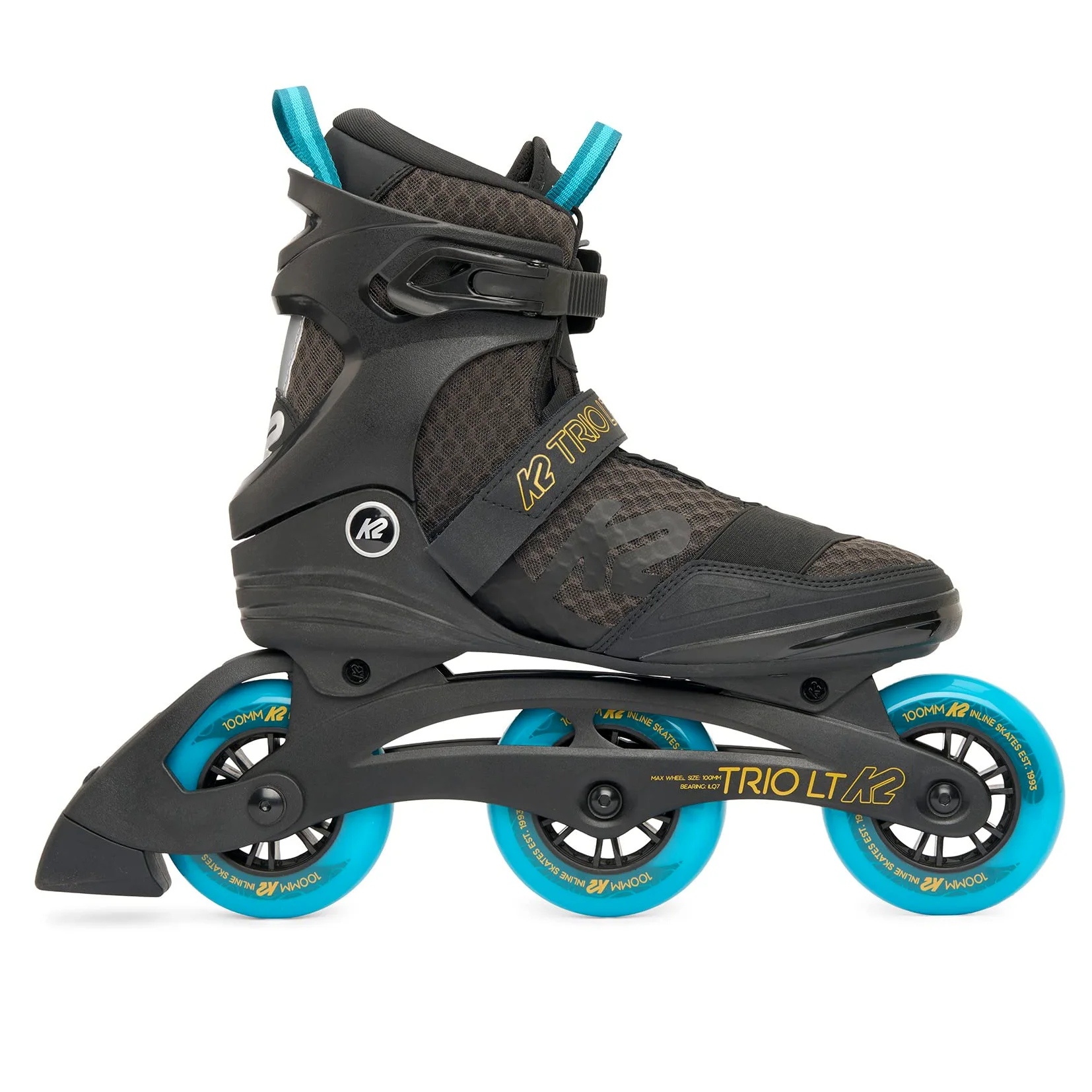 K2 Trio LT 100 Inline Skate 2025 Black/Blue