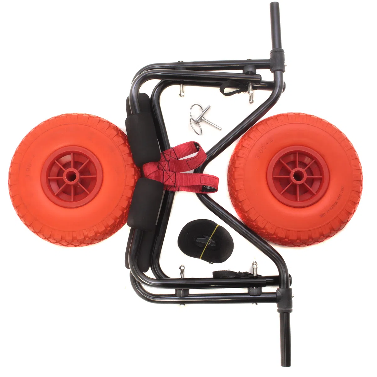 Conwy Kayak Foldable Kayak Cart Trolley Canoe SUP Windsurf - Straps Included - Two Sizes with Pneumatic or Puncture Proof Tyres - Will Fit Range of Crafts and Surfaces