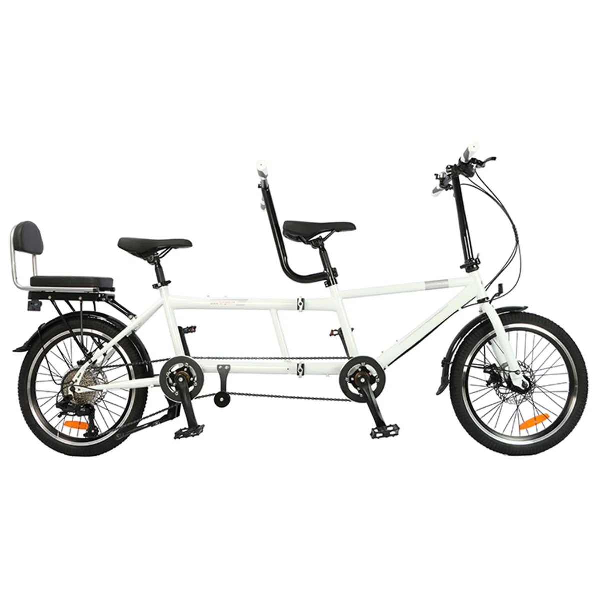 Faltbares Tandemfahrrad, Fahrrad Mit Variabler Geschwindigkeit, Paarfahrrad/Eltern-Kind-Aktivitätenfahrrad, Universal-Scheibenbremse Reise-Sightseeing-Fahrrad