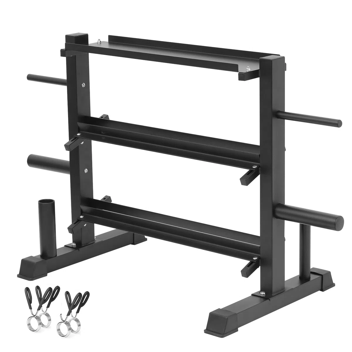 Verstellbares Hantelregal, Hantelset mit Aufbewahrungsregal für Kettlebells, Gewichts-Organizer-Ständer, Gewichtsregal, Kettlebell-Regal.
