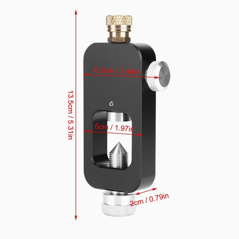 VGEBY Scuba Refill Adapter, Aluminiumlegierung, Durable Design for Scuba Cylinder Refill Station, Easy Oxygen Tank Filling Adapter, for Divers and Underwater Activities