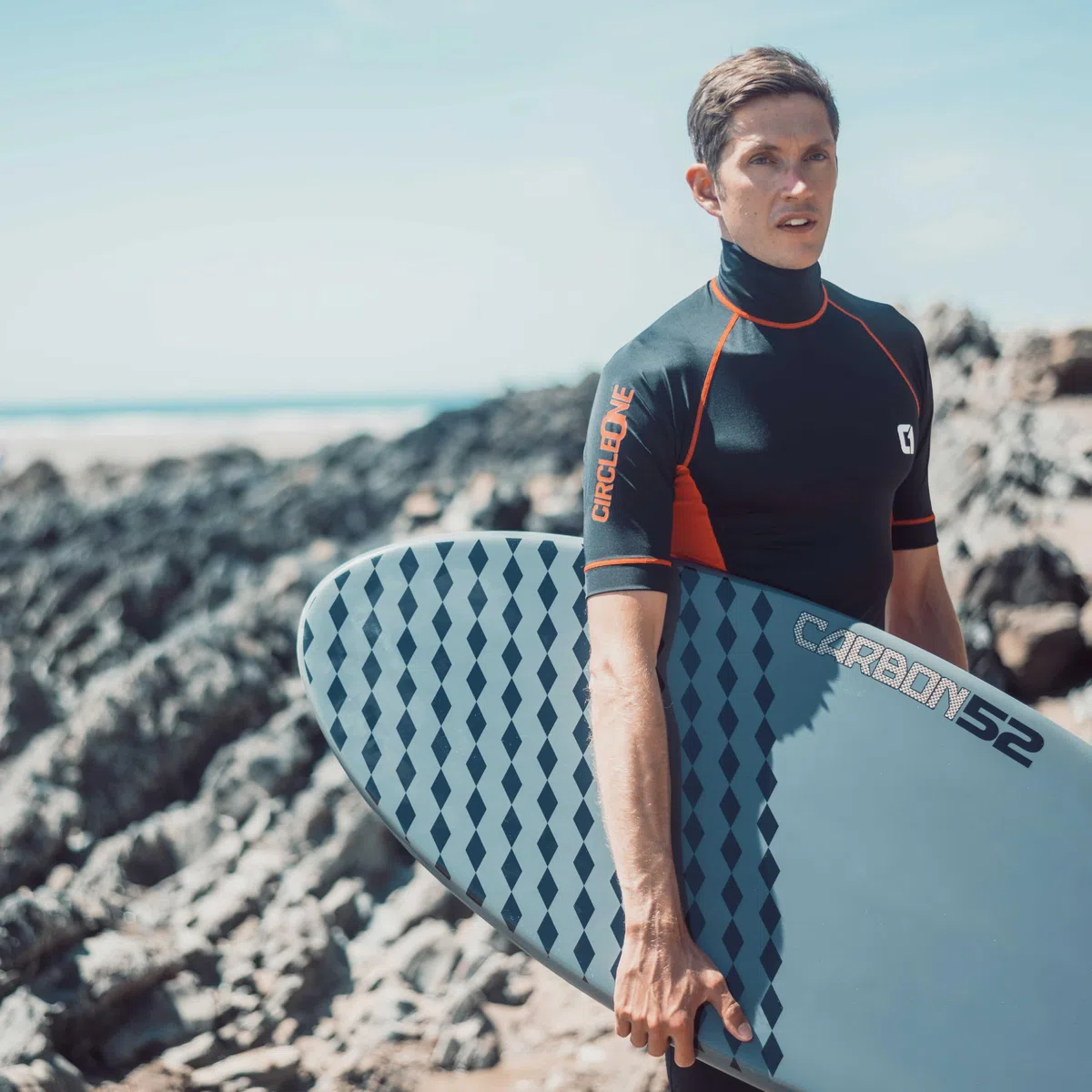 Skimboard – Kohlefaser-Epoxid-Skimboard 127 cm - 142,2 cm, Kobaltgrau