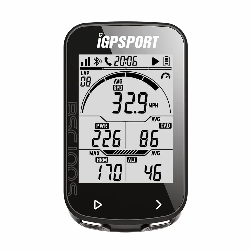 GPS Fahrradcomputer mit ANT+ Pulsmesser Geschwindigkeit Kadenz Sensor
